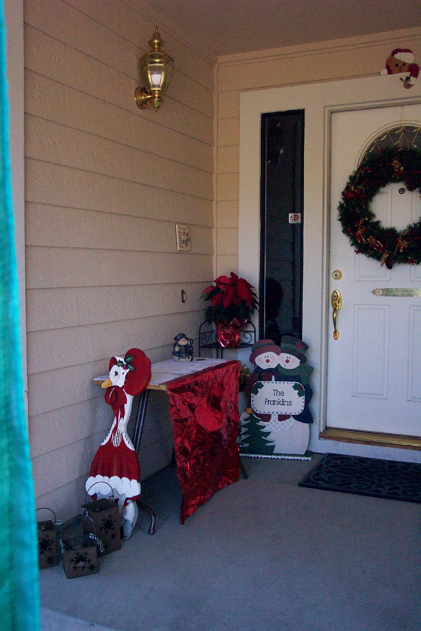 Christmas Decorations- Front porch