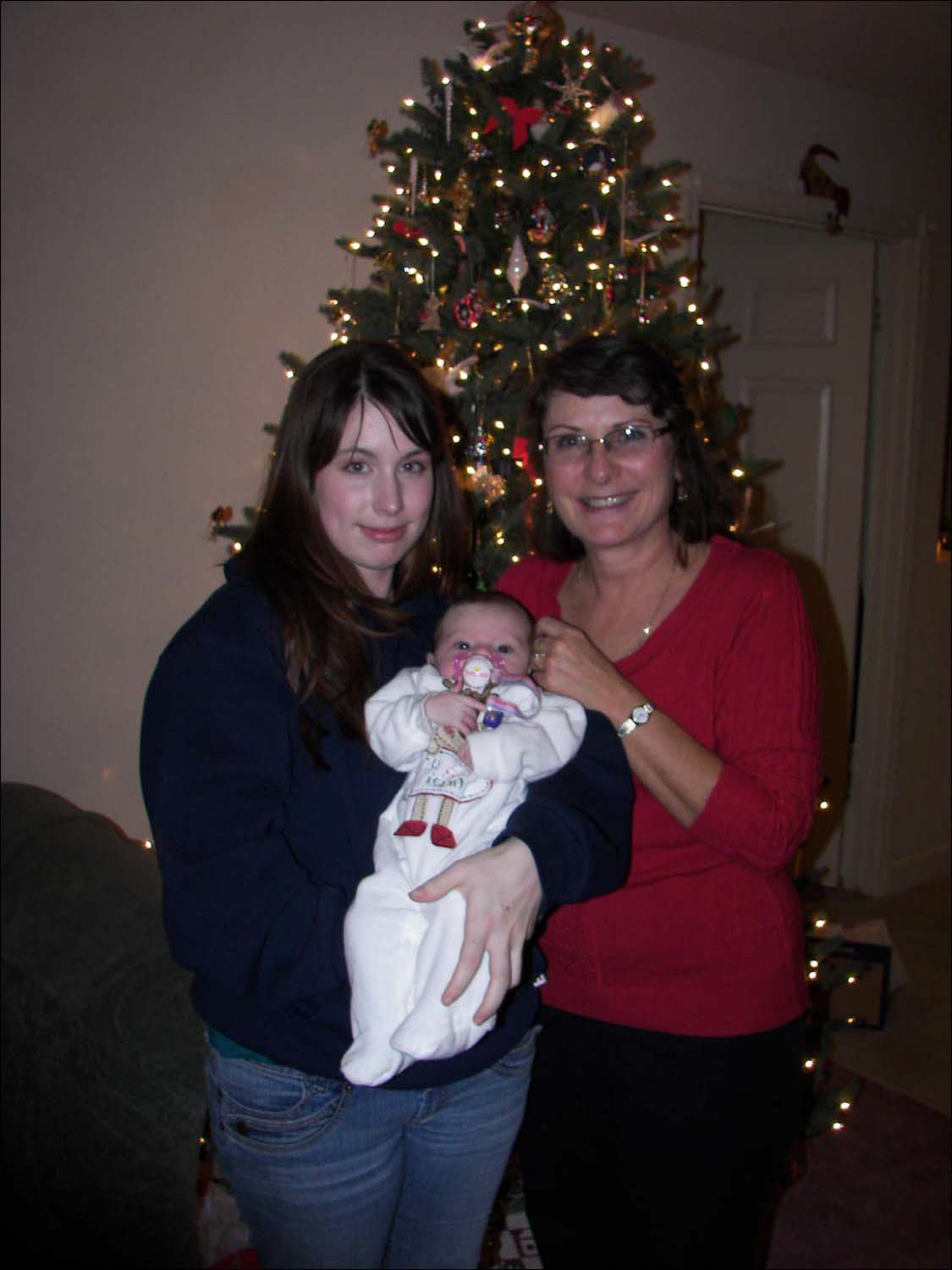 Elizabeth Bruton and baby with Katherine