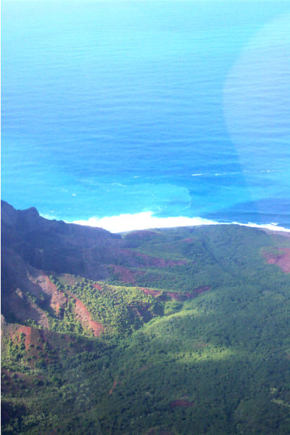 Helicopter tour pics- Kalalau Valley