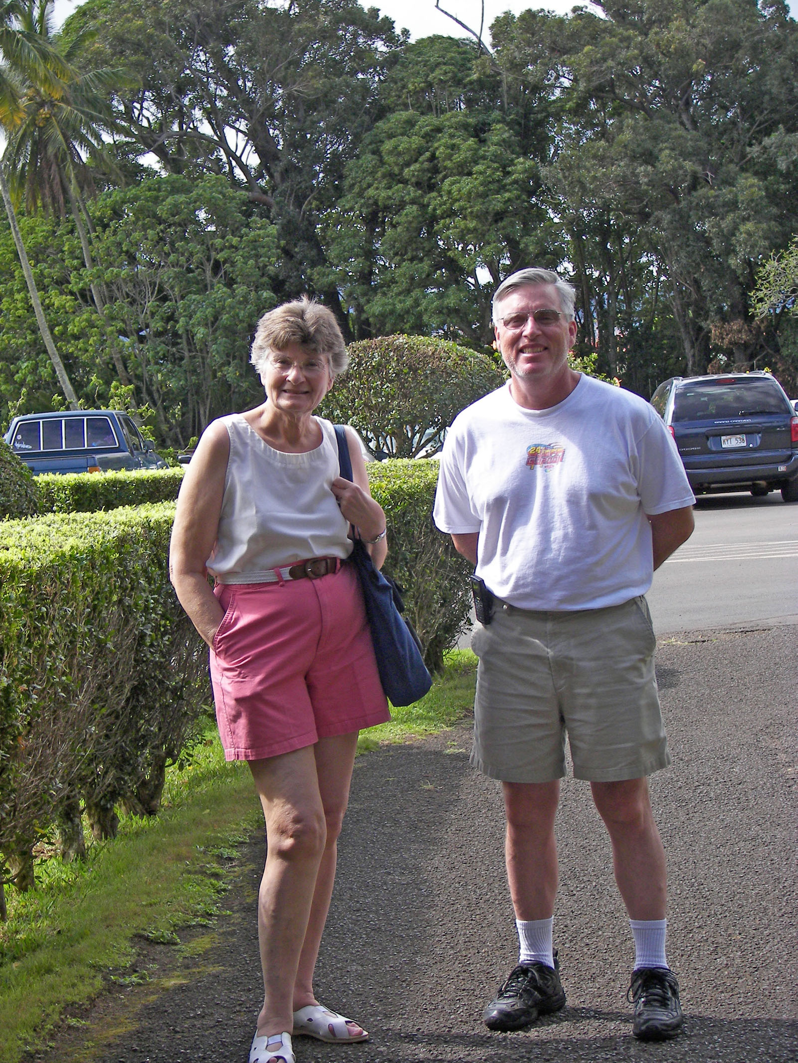 Mom and Bob at Kilohana