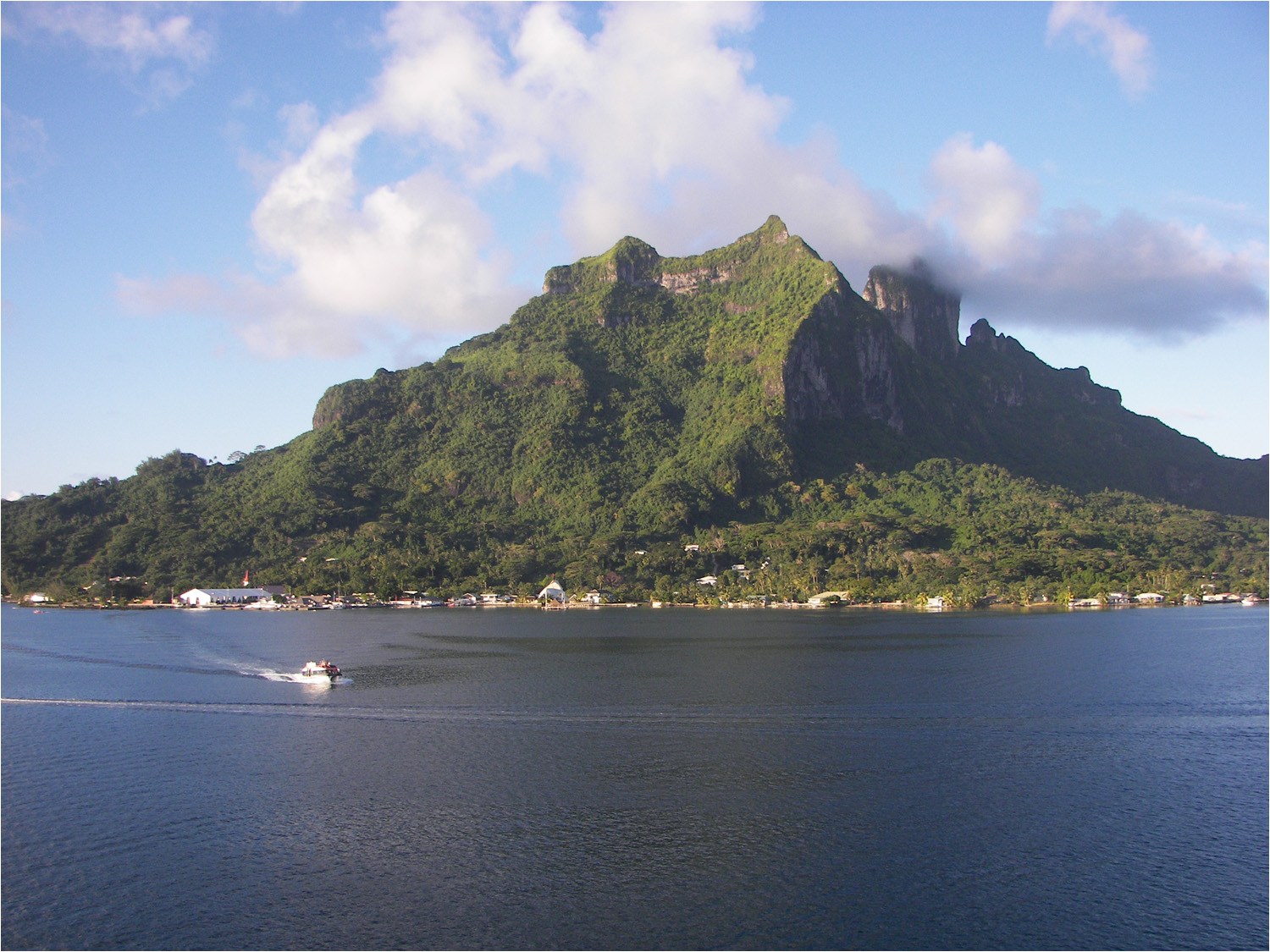 Another view of Bora Bora from our stateroom.