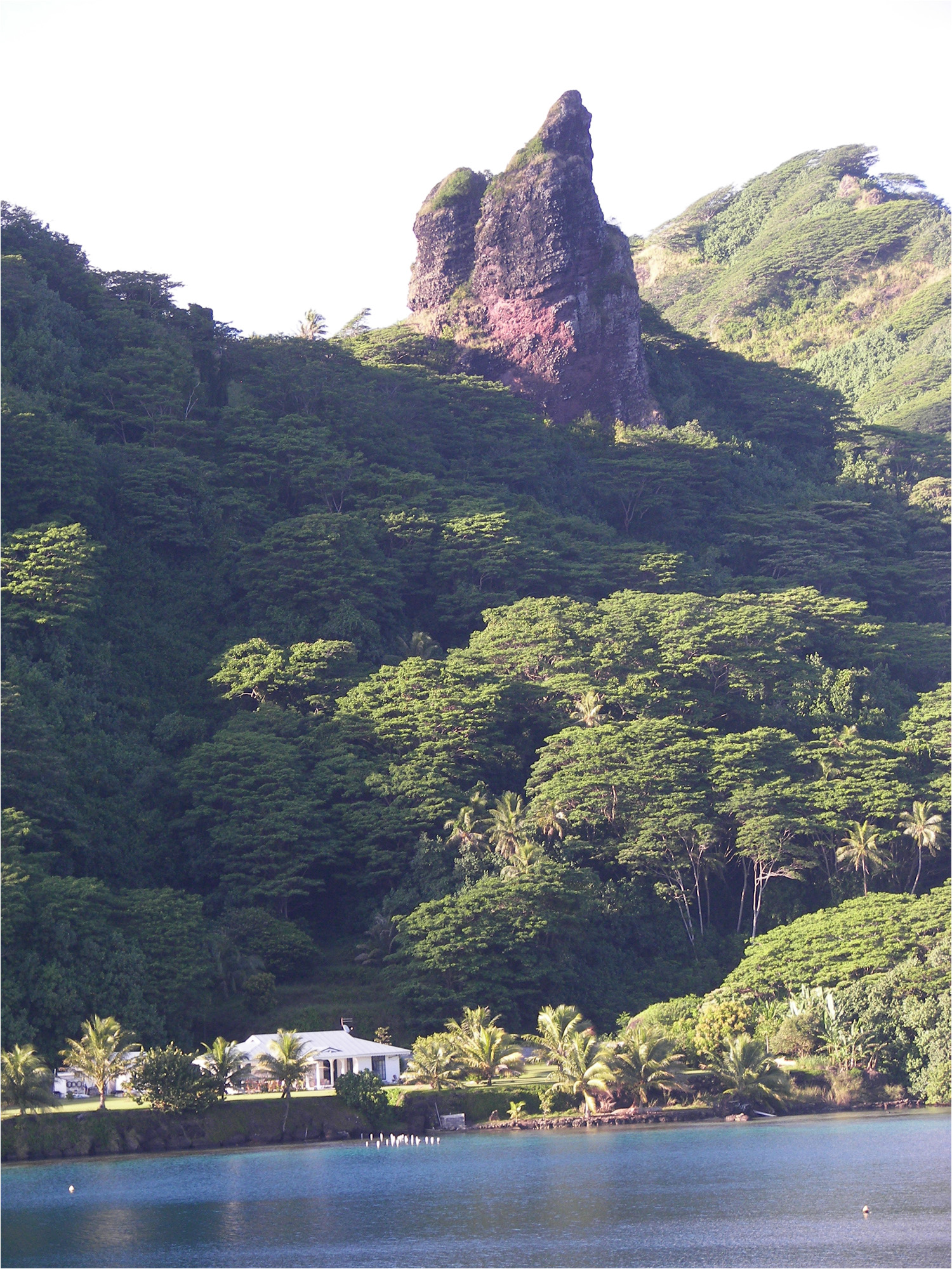 Some views of Huahine and the lagoon from the ship