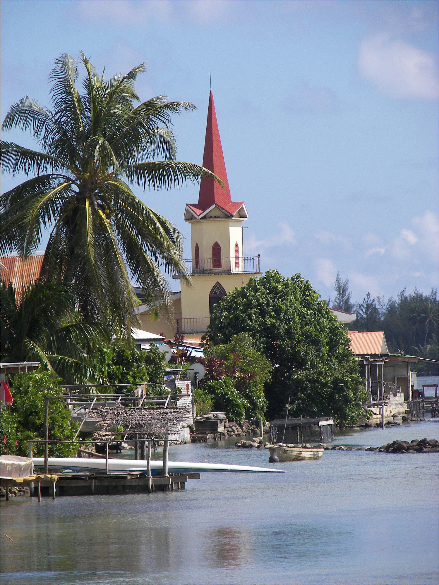 Church near the fish traps