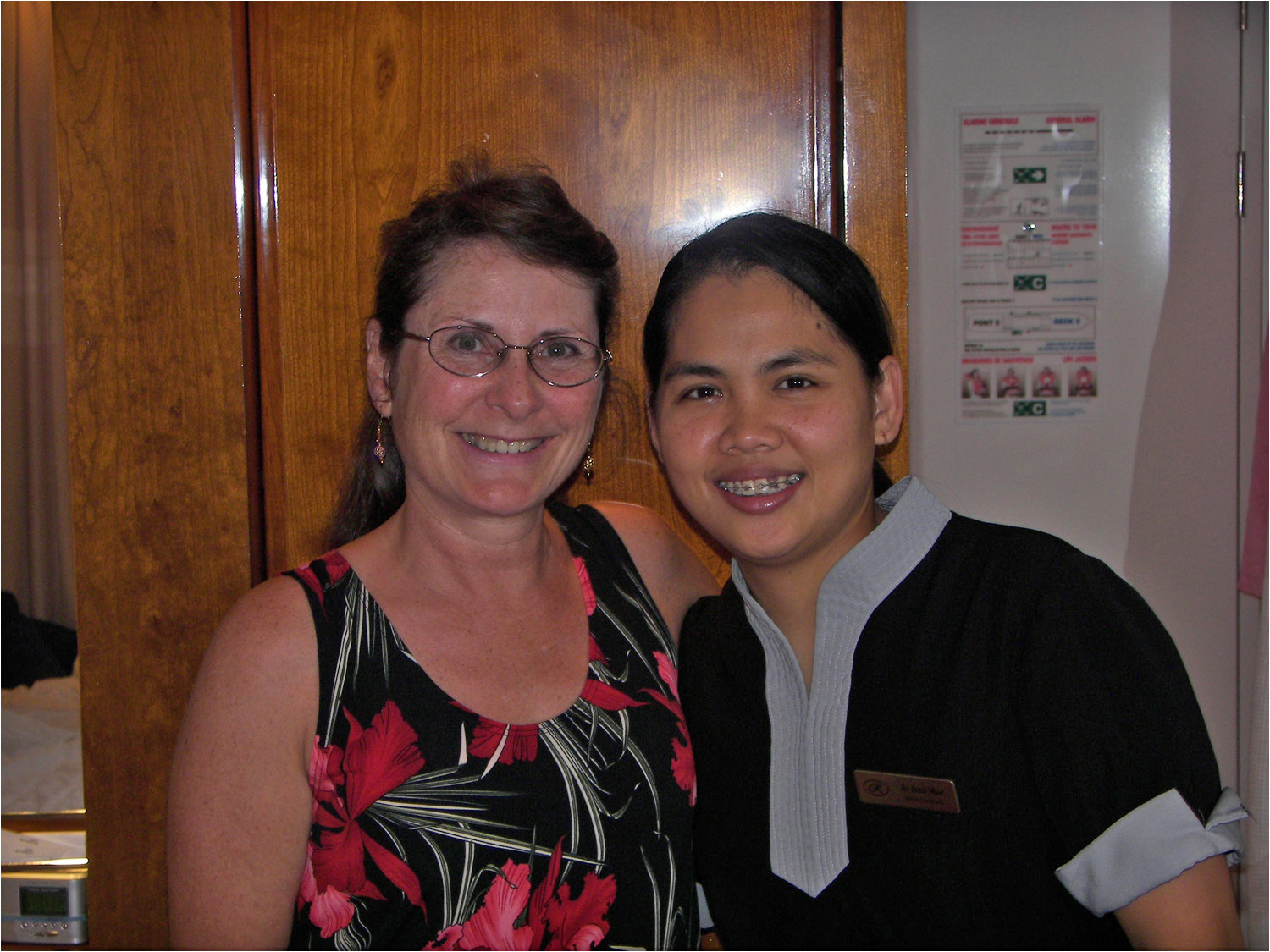 Our stateroom attendant, Joann Mae