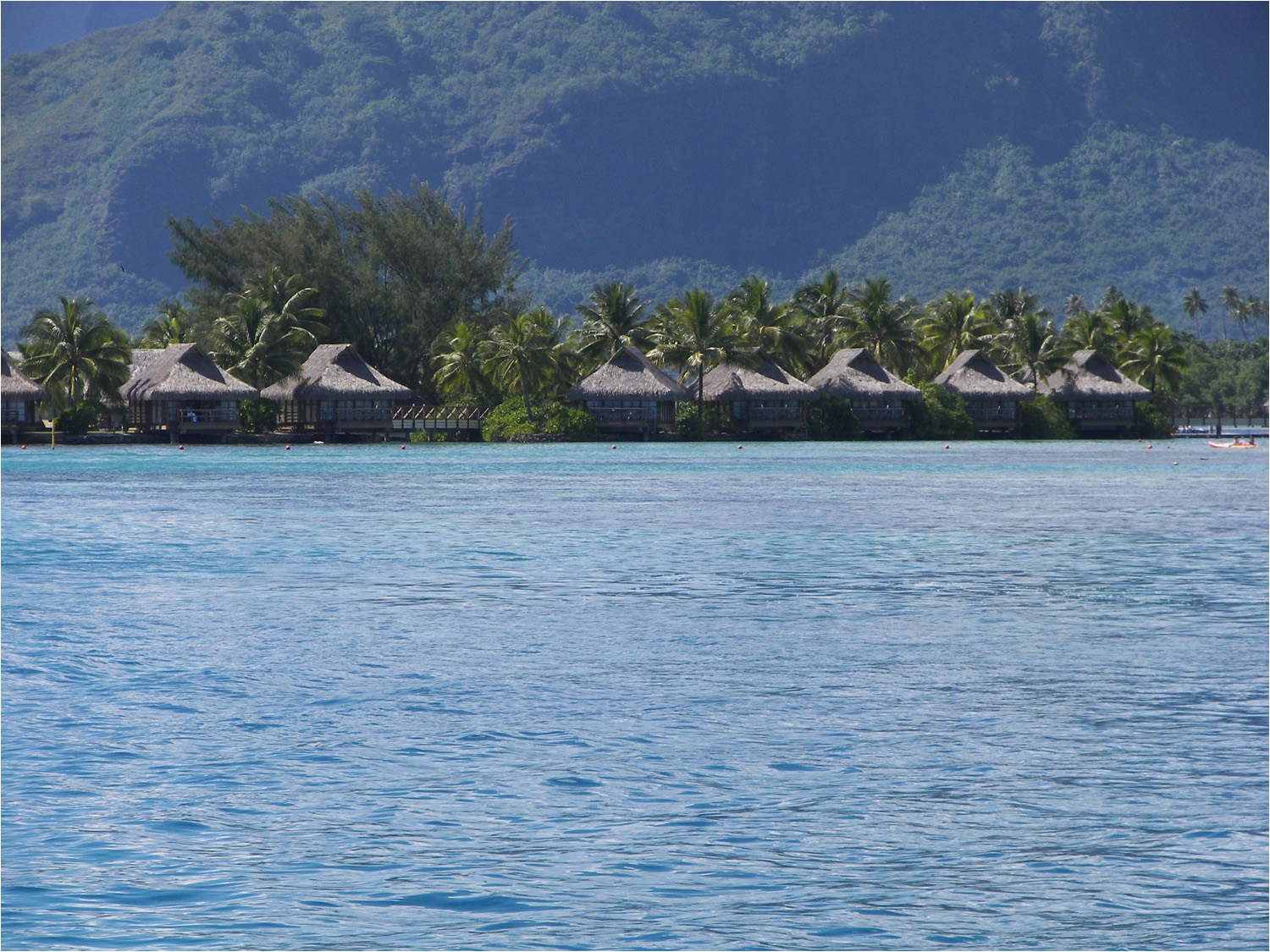 This is the Intercontinental Moorea resort where we stayed 10 years ago.