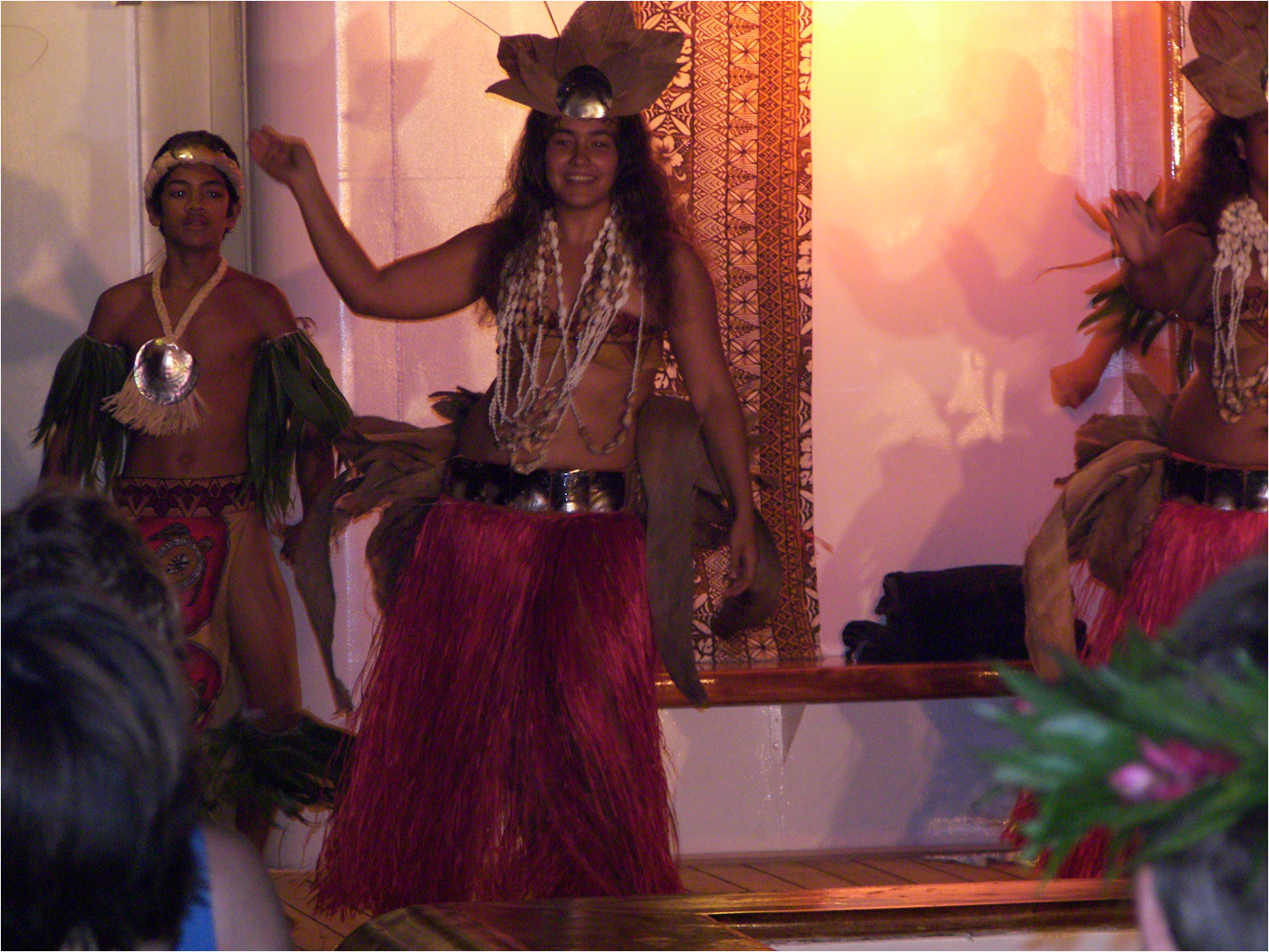 Tahitian show on deck 8 early Saturday evening.