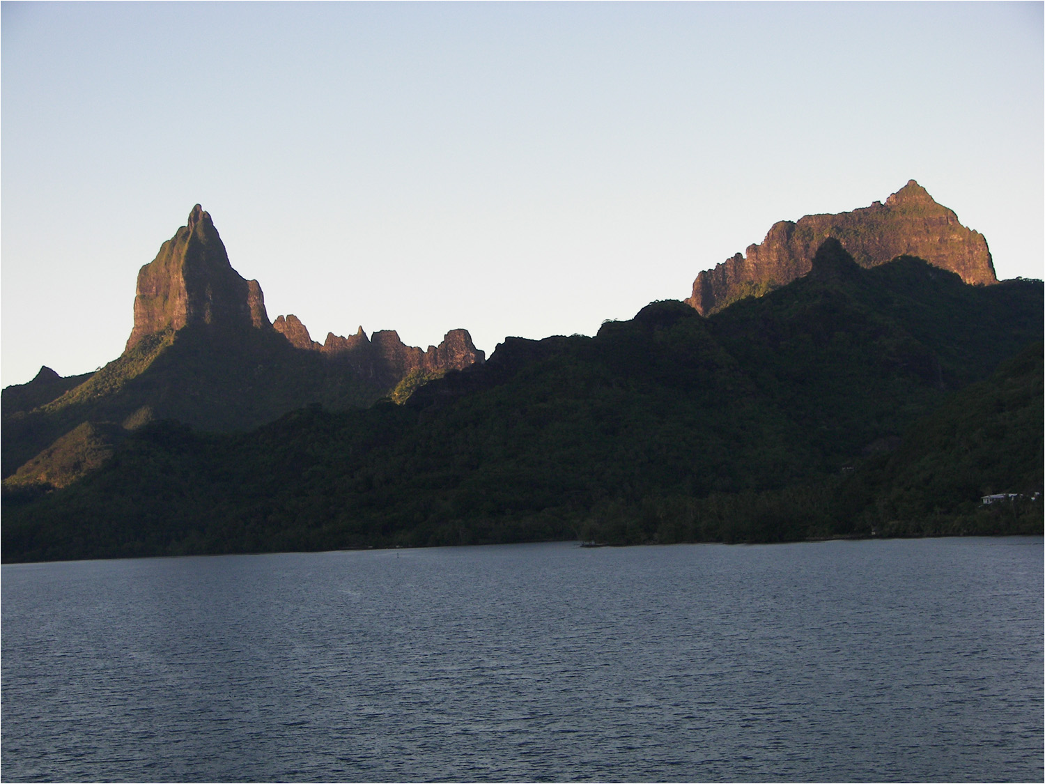 Early Sunday morning in Moorea