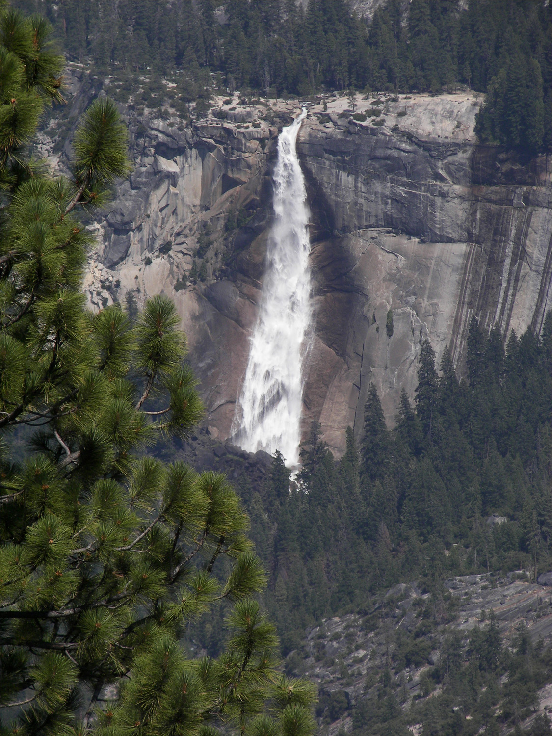 Glacier Point Hike-View of Nevada Falls
