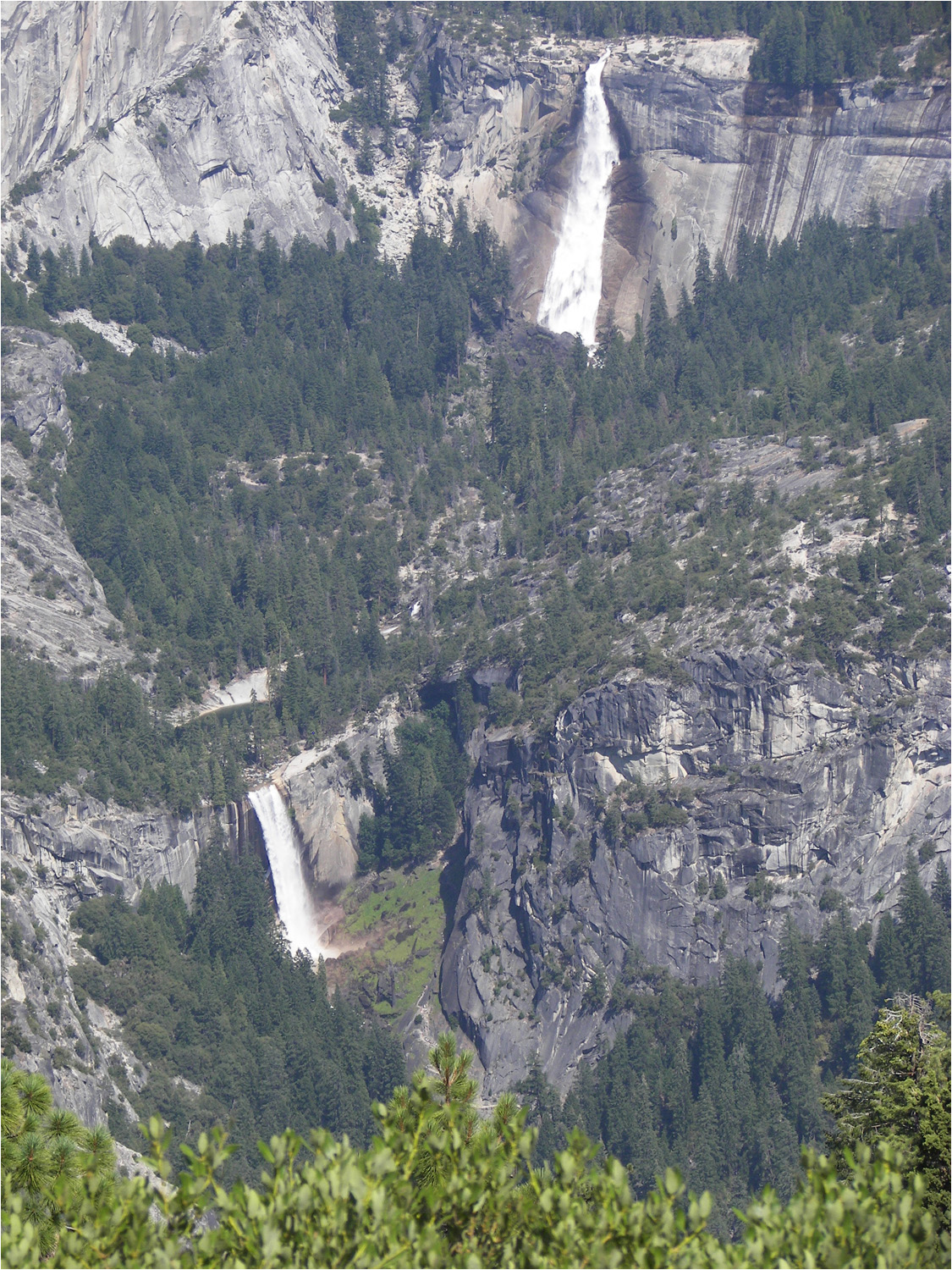 Glacier Point Hike-L-R, Vernal and Nevada Falls