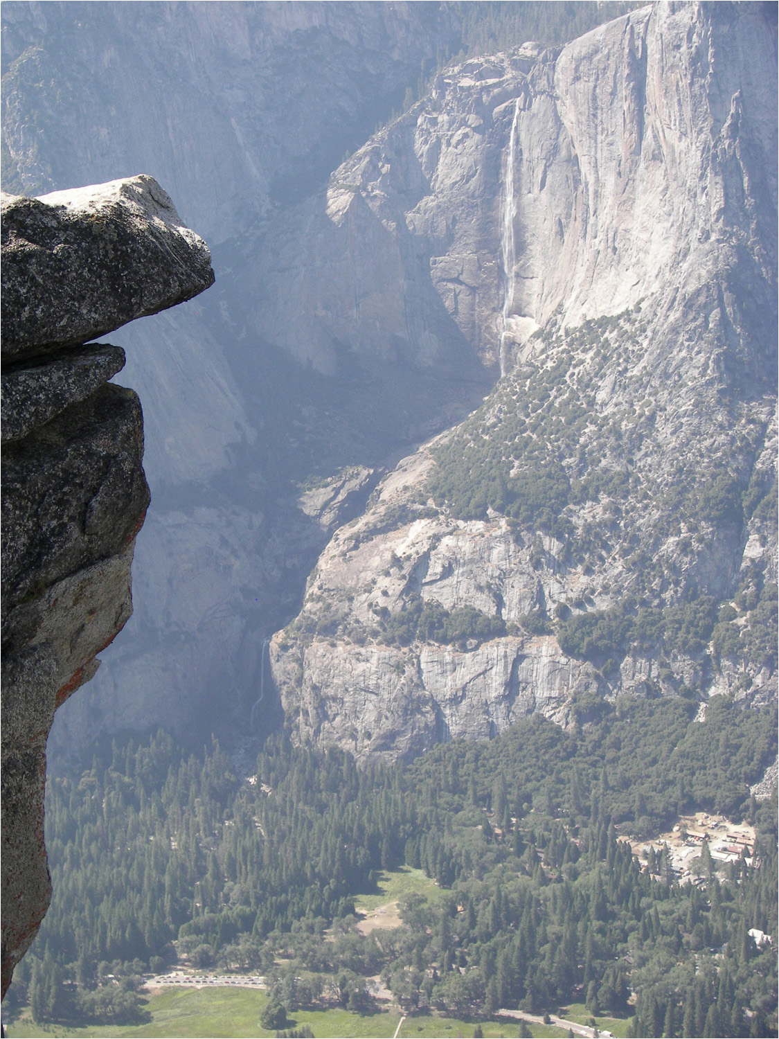Glacier Point Hike- view of Yosemite Falls