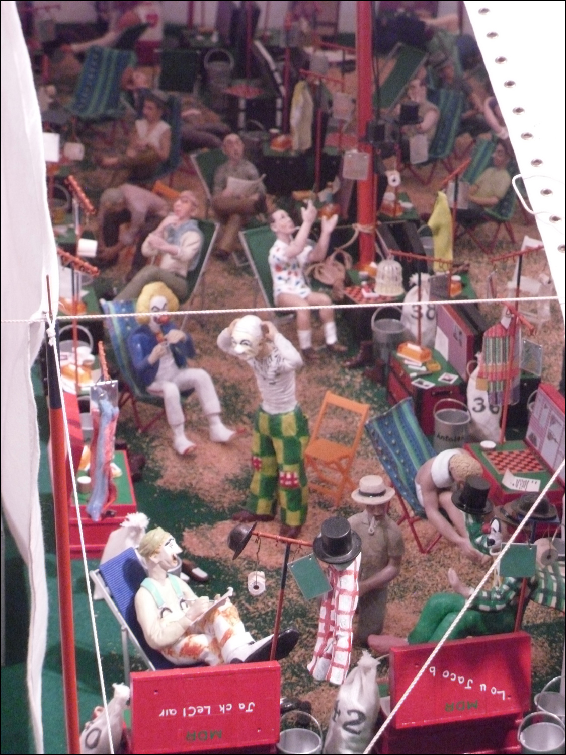 John & Mabel Ringling Museum-miniature (3500 sq ft) big top-clown prep tent