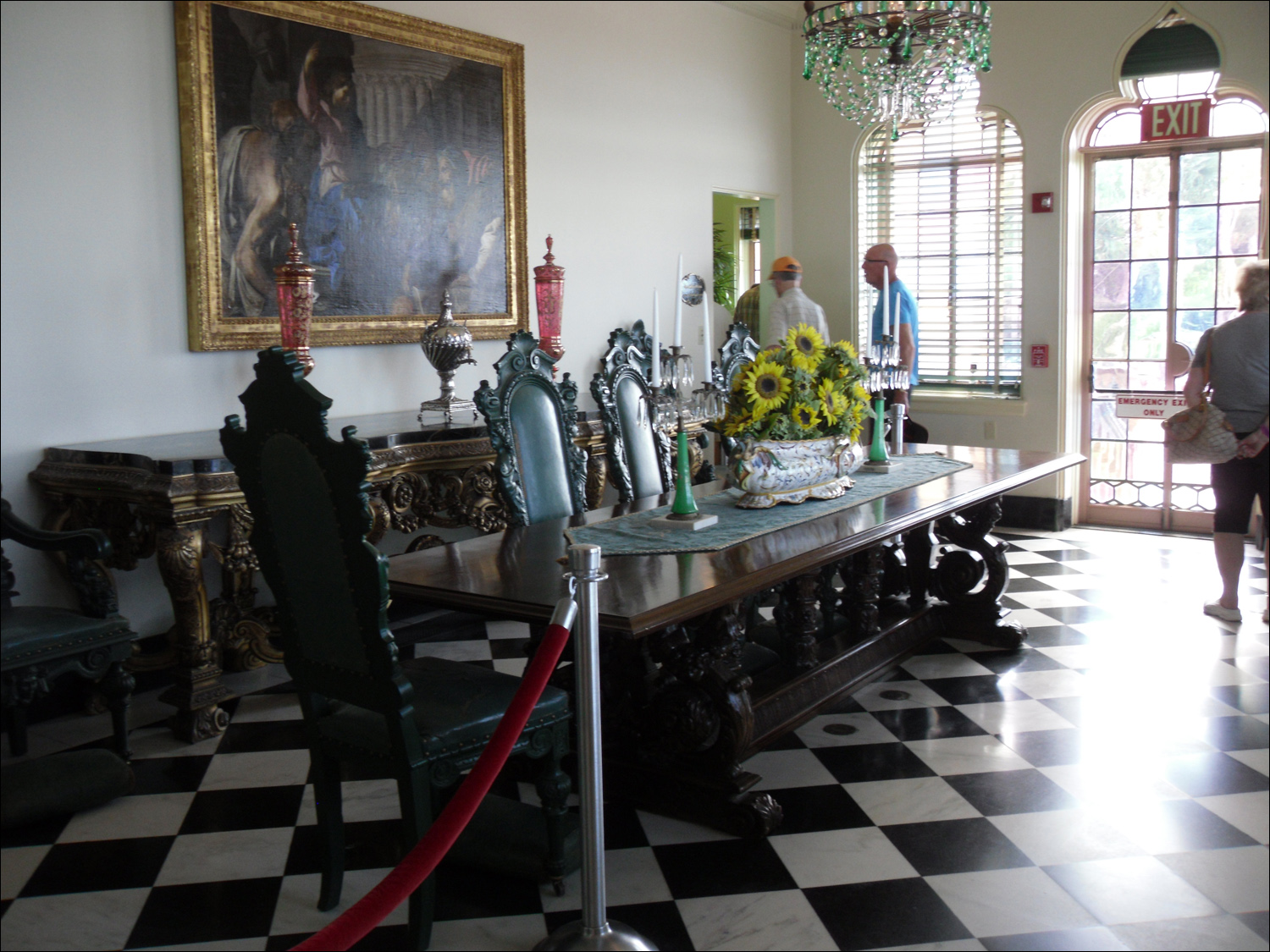 John & Mabel Ringling Museum-Ca' d'Zan mansion-informal dining room