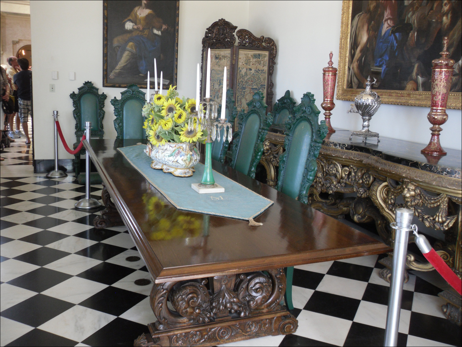 John & Mabel Ringling Museum-Ca' d'Zan mansion-informal dining room