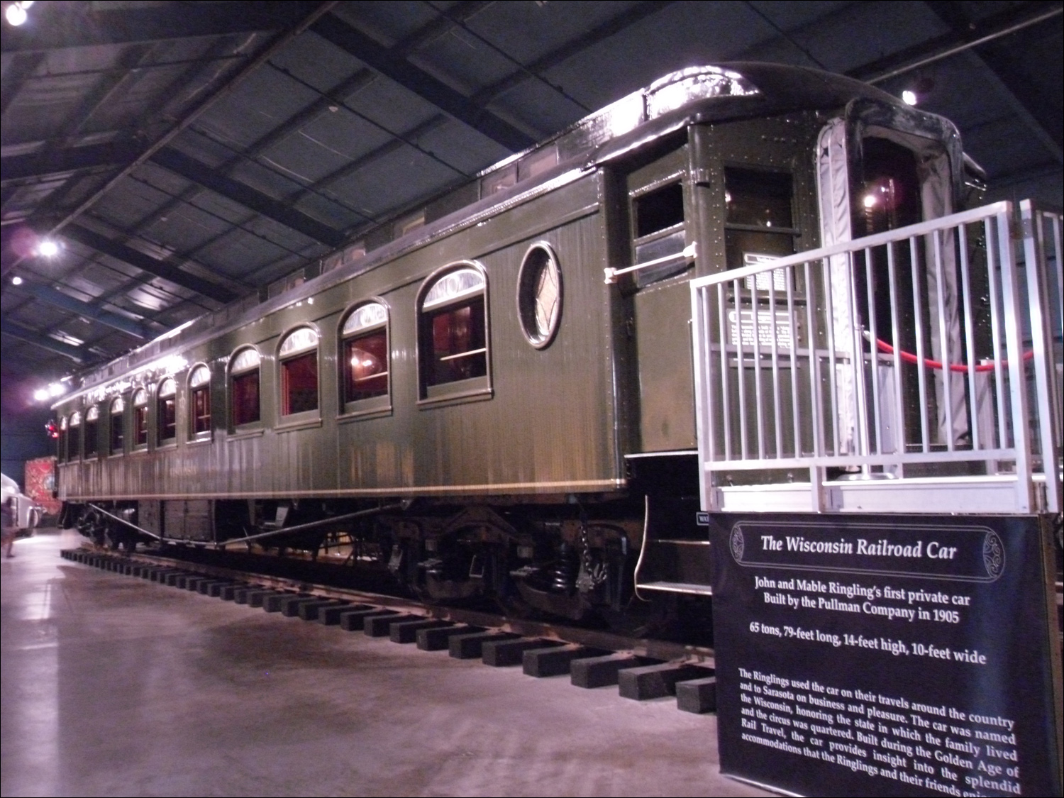 John & Mabel Ringling Museum-personal railcar
