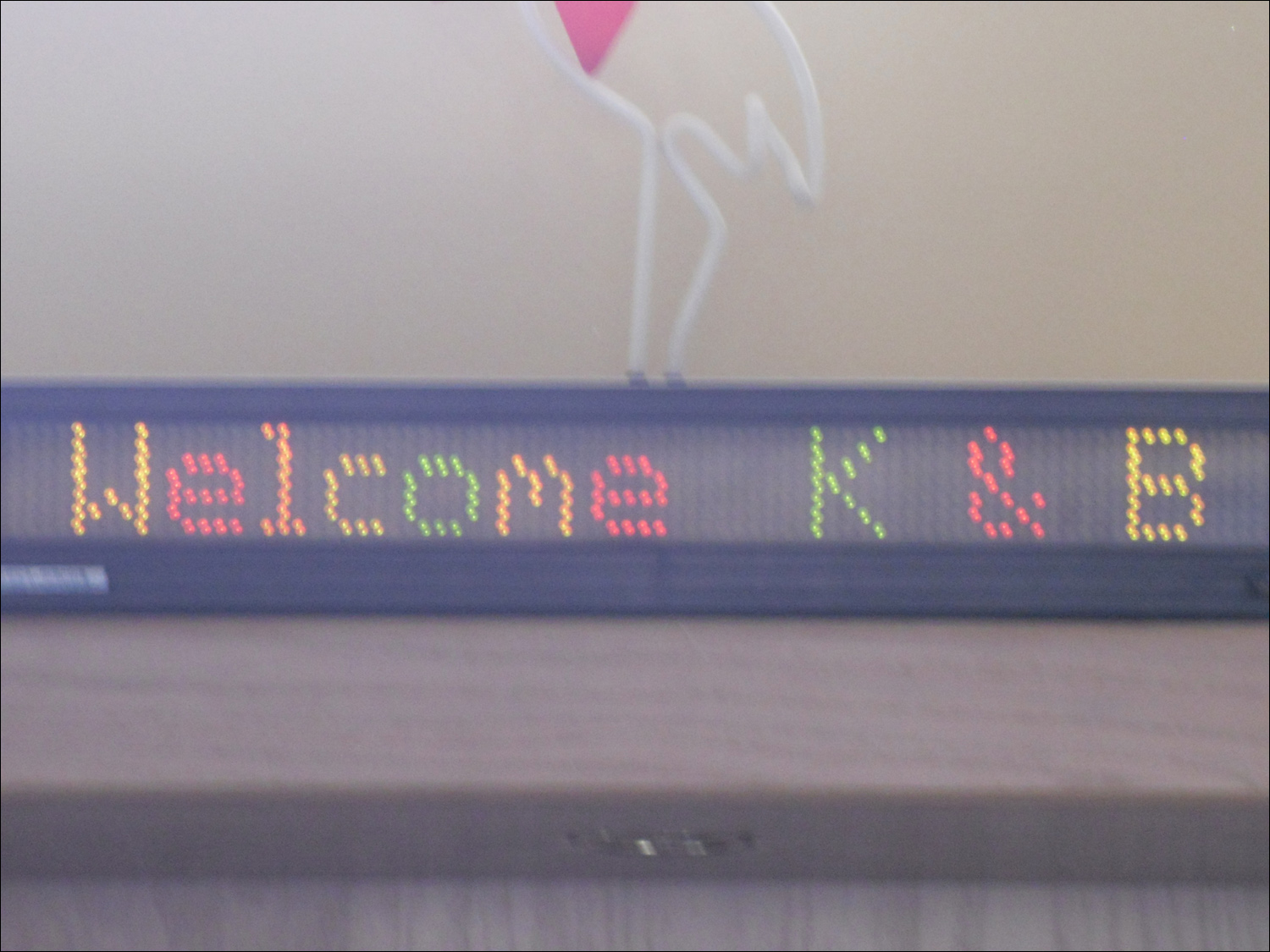 McCarthy welcome sign