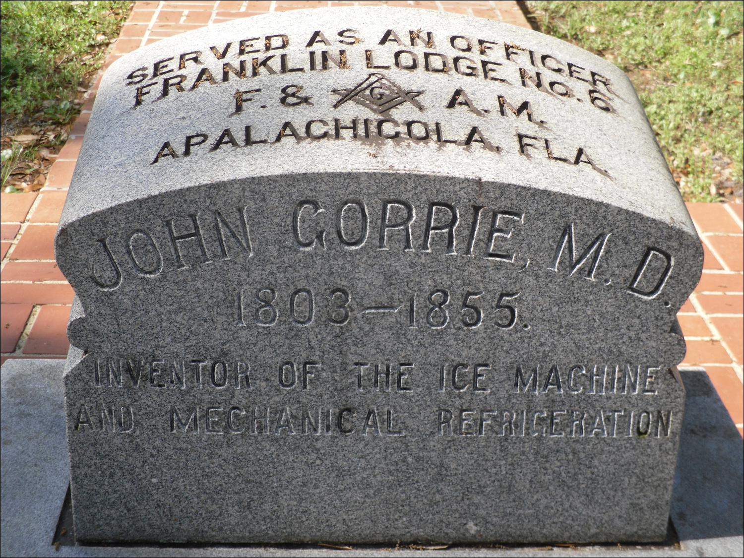 John Gorrie Ice Machine inventor museum