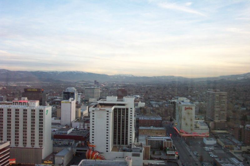 Downtown Reno from our room