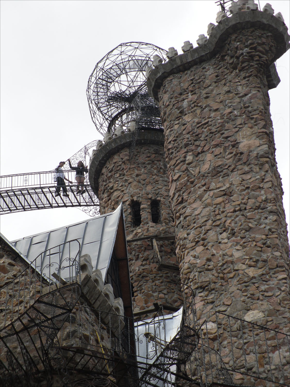 Bishop's Castle in Colorado-more turrets and walkways