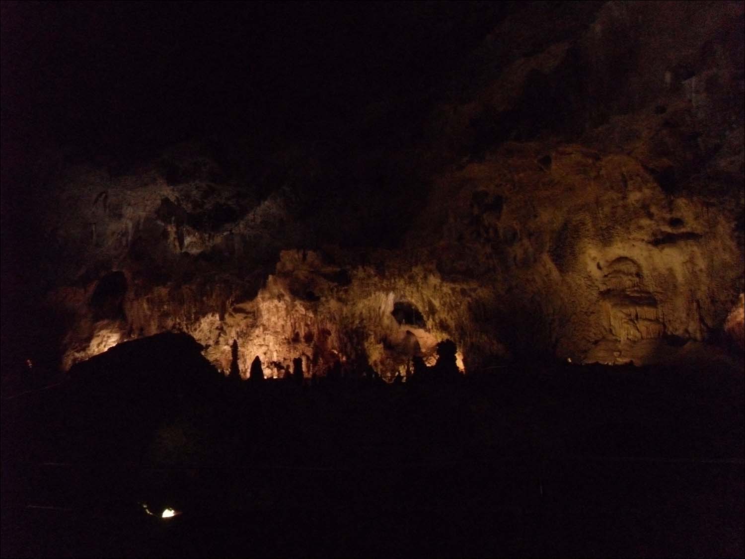 Carlsbad Caverns, NM-The Big Room 755 feet below the surface