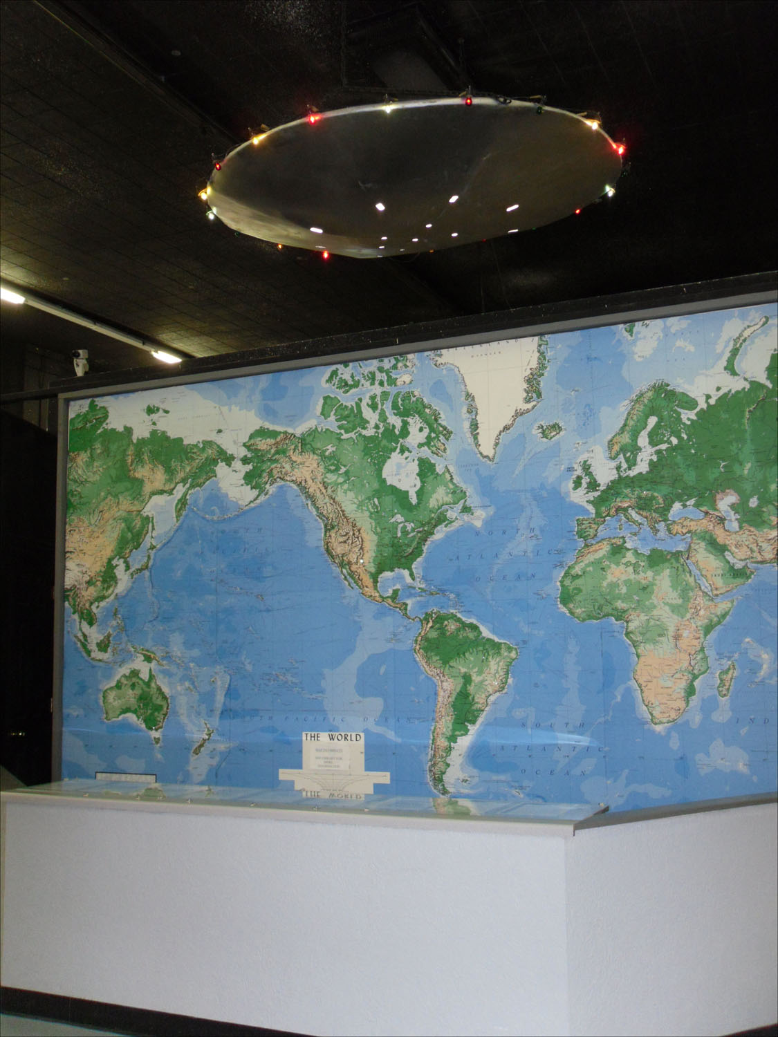 Roswell, NM-UFO museum-map of UFO sightings