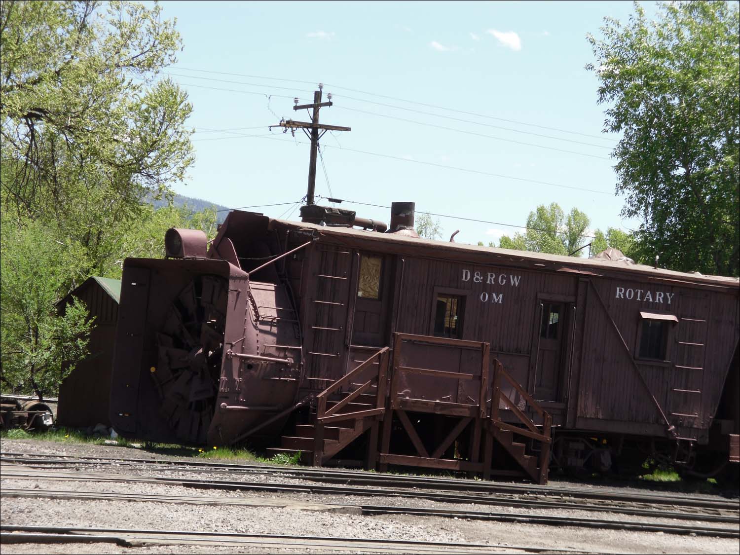 Chama, NM-Cumbres & Toltec Scenic Railroad snowblower