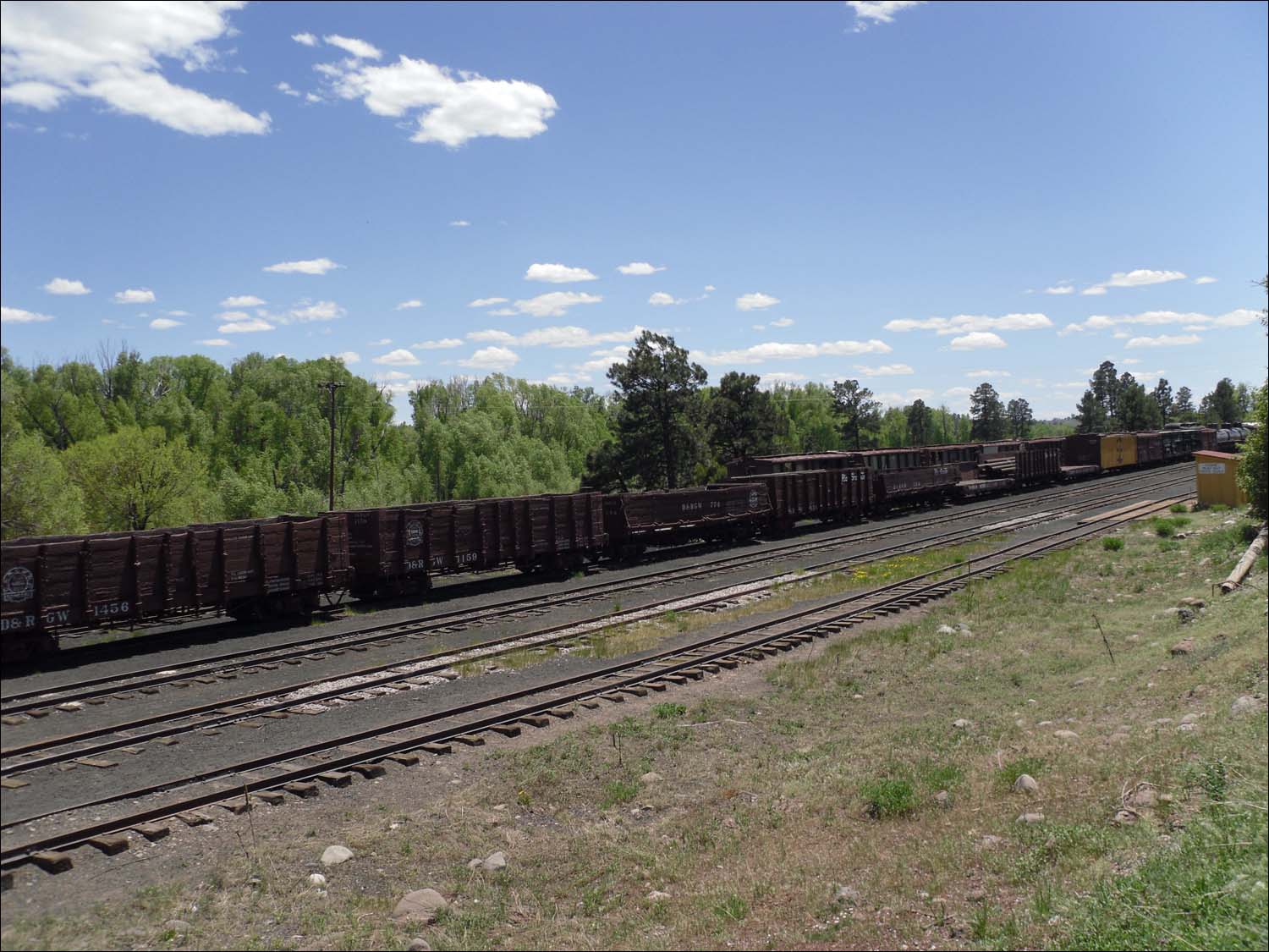 Chama, NM-Cumbres & Toltec Scenic Railroad-cars