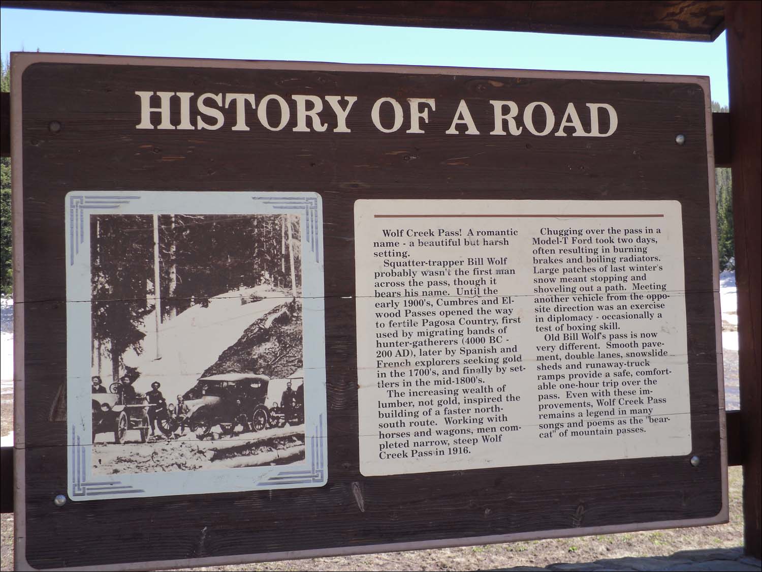 Continental Divide, CO-Wolf Creek Pass