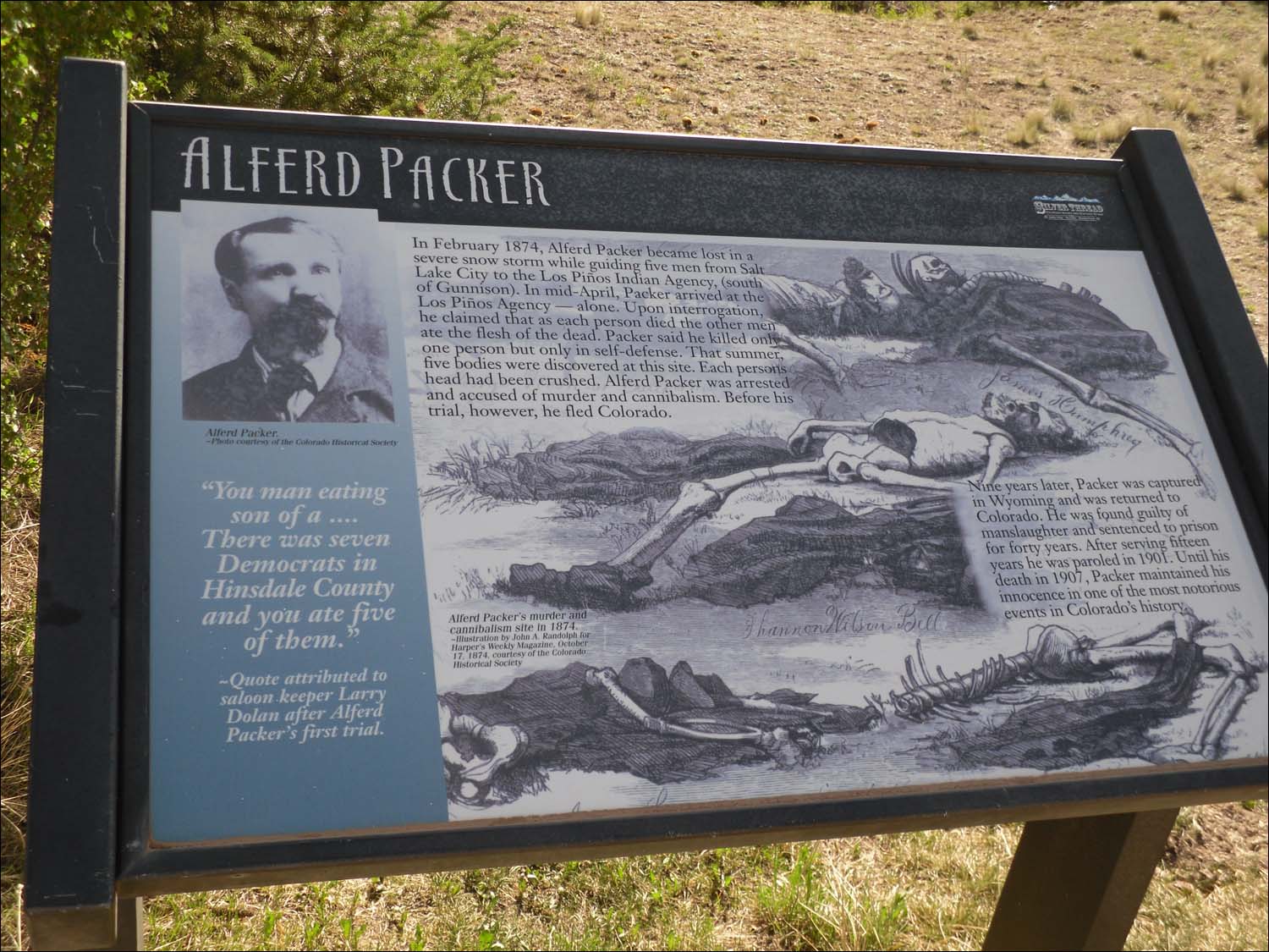 Packer Massacre Site outside of Lake City, CO