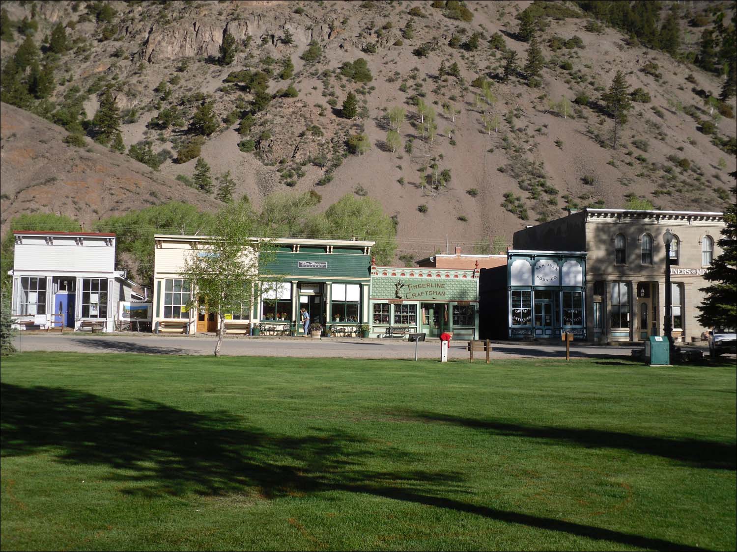 Lake City, CO-the park square