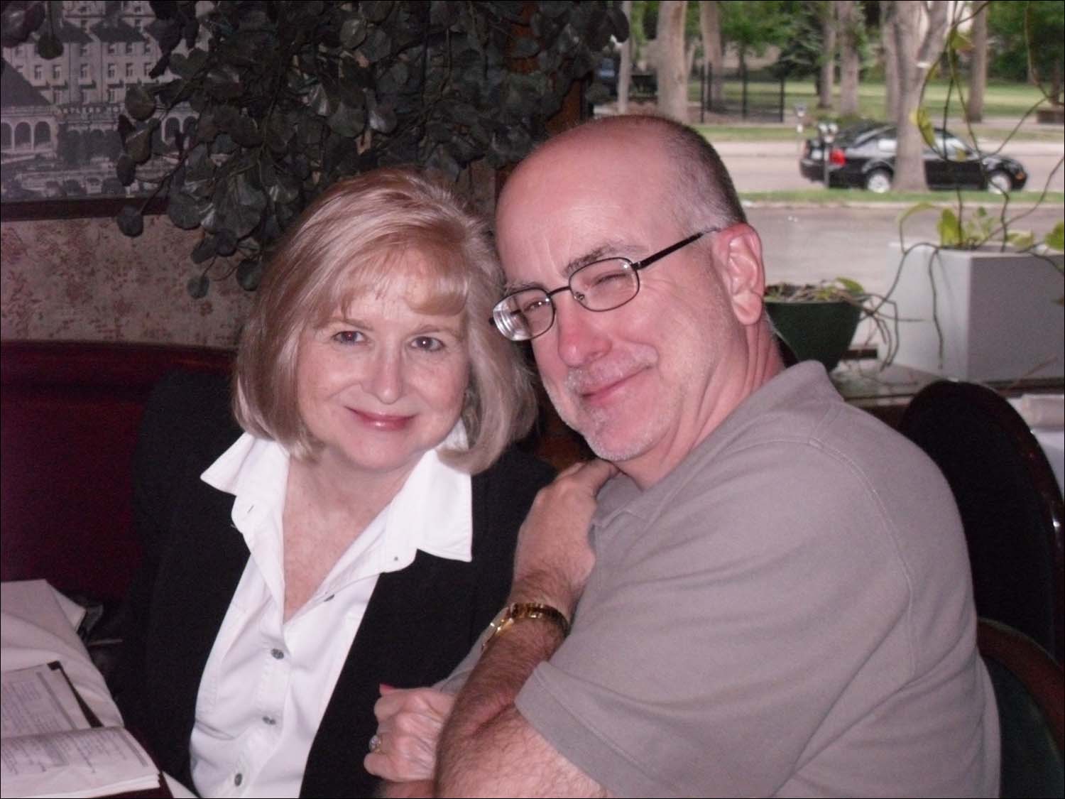 Dinner at The Depot, Colorado Springs, CO-my cousin, John Burrall w/wife Ginny
