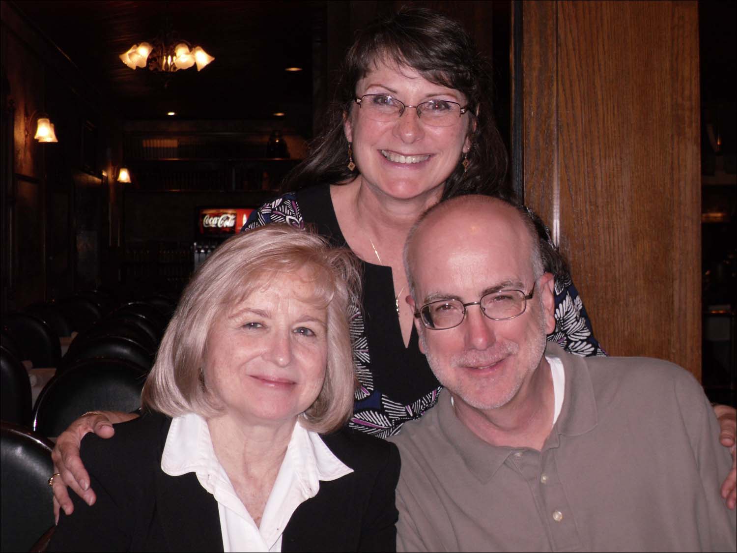Dinner at The Depot, Colorado Springs, CO-Kath, cousin John and Ginny (wife)