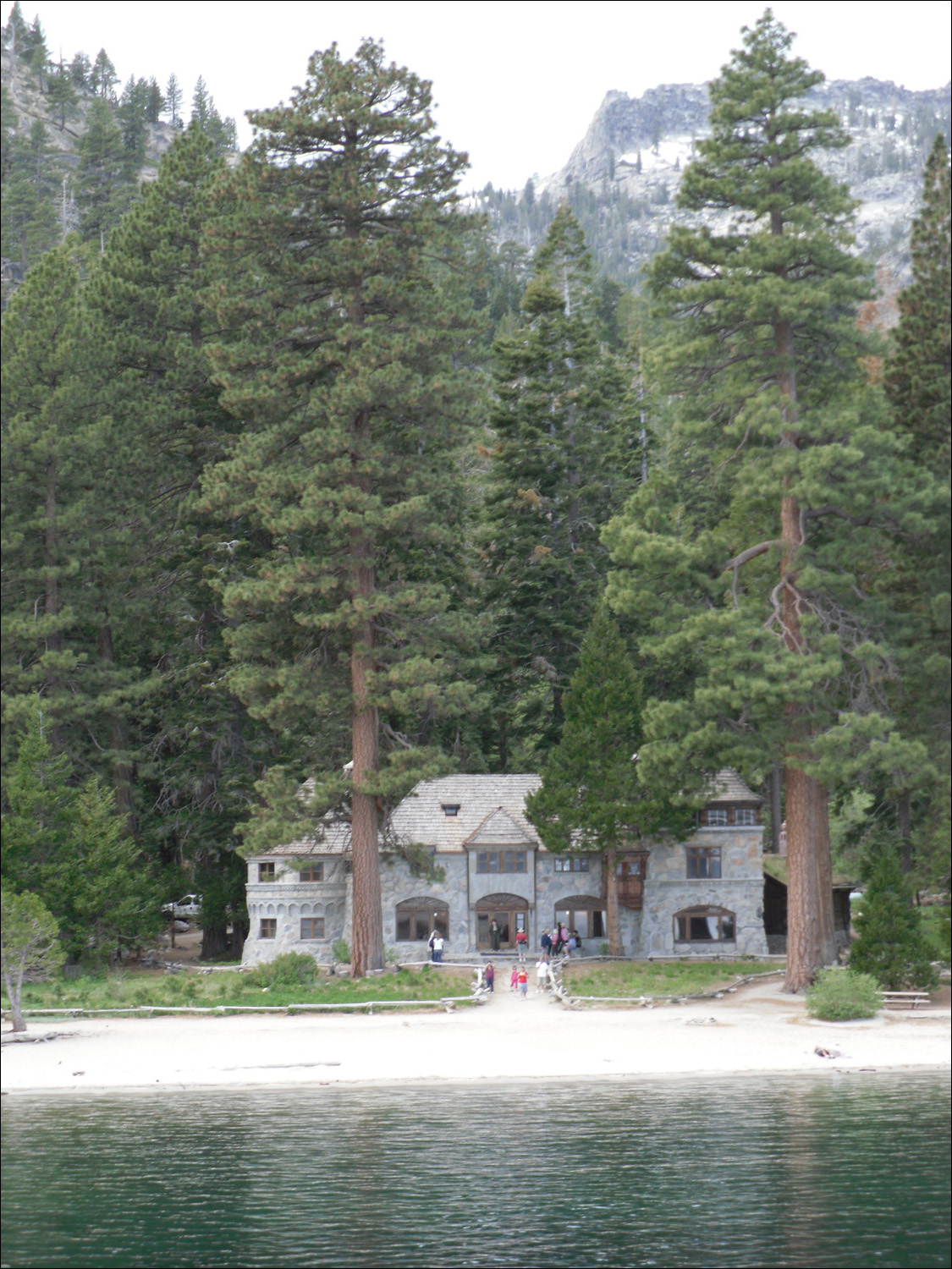 MS Dixie 2 Lake Tahoe Cruise- Vikingsholm mansion in Emerald Bay