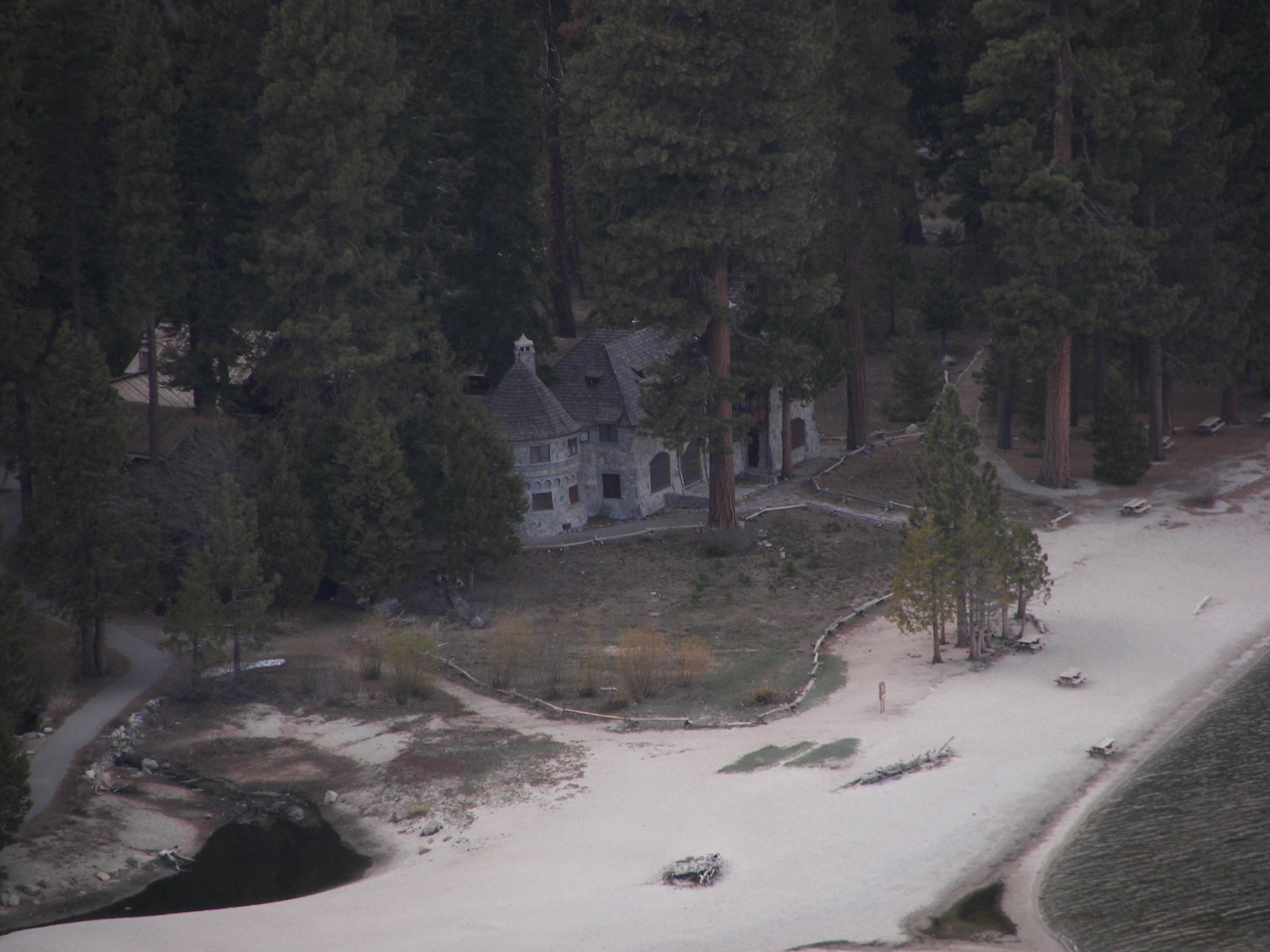 Vikingsholm on shore of Emerald Bay