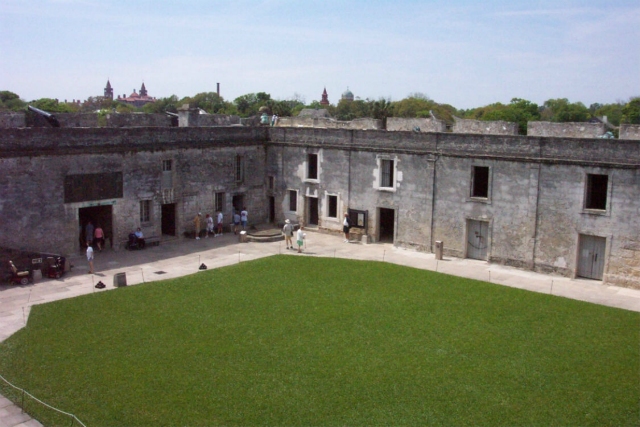 Castillo de San Marcos inner courtyard