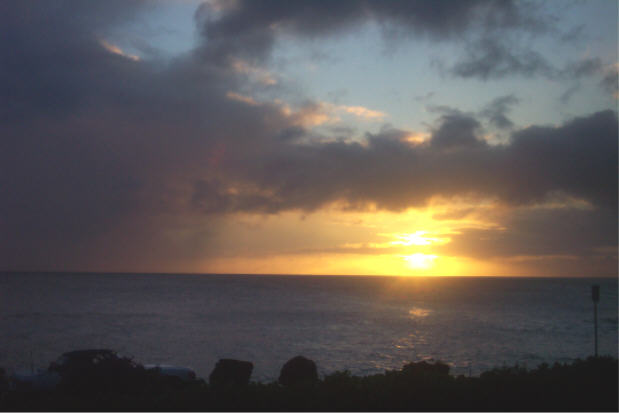 Sunset from the condo