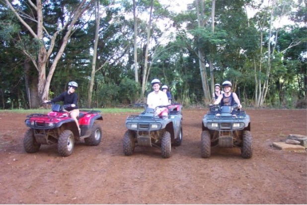 ATV rides at Kipu ranch