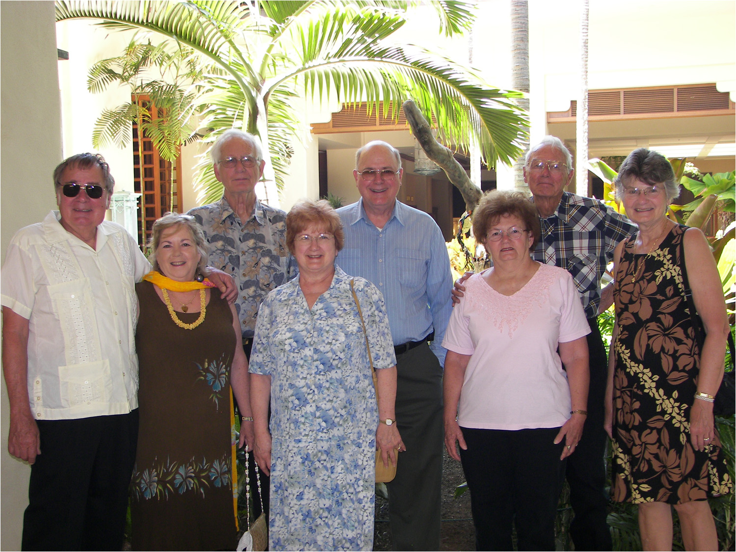 Pre lunch photo at the Grand Hyatt Kauai.