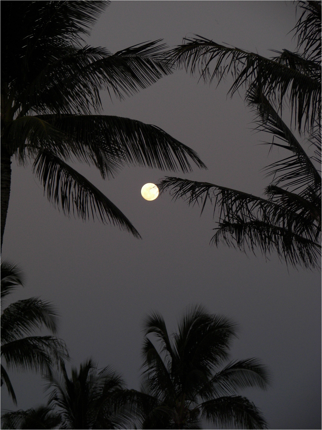 Moon over Kauai