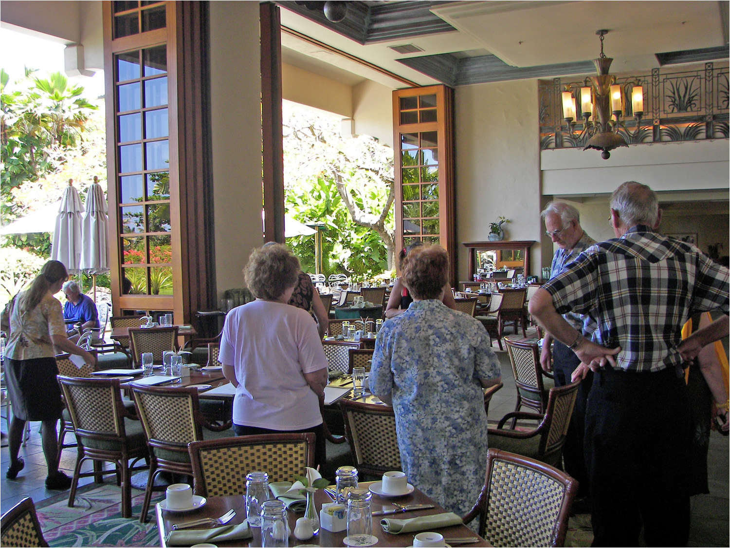 Ilima Terrace dining room at the Kauai Grand Hyatt