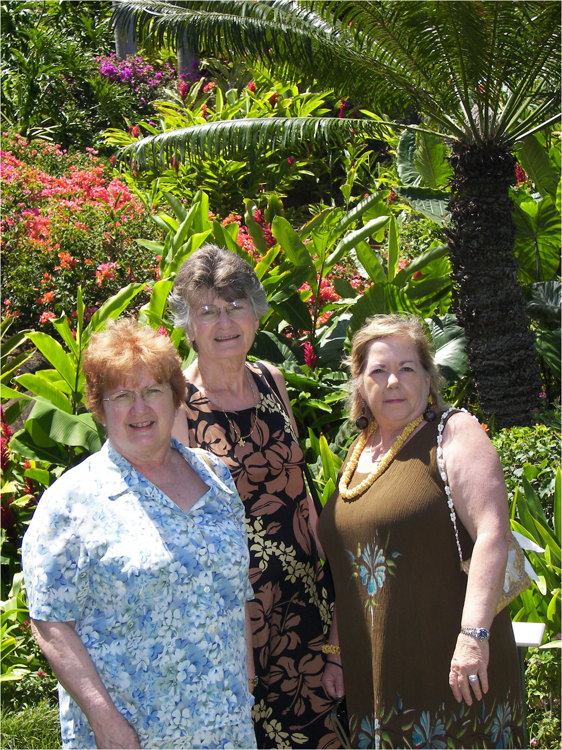 L-R, Minda, Mom, and Ann at the Hyatt