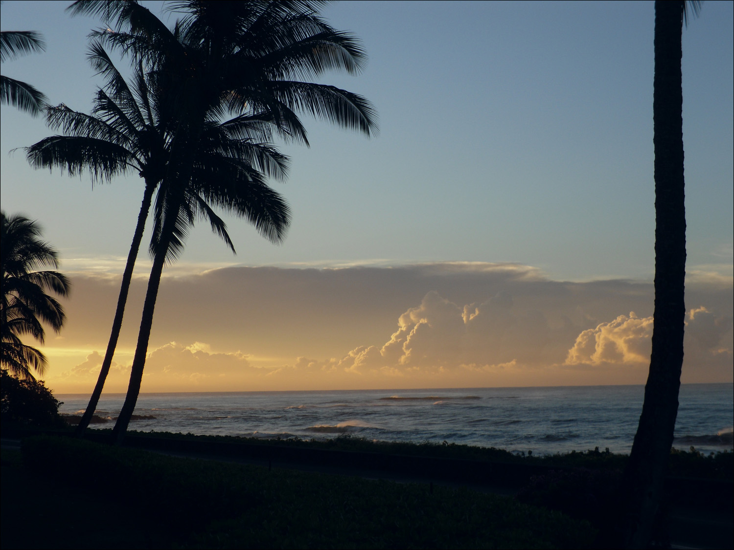 sunrise from lanai