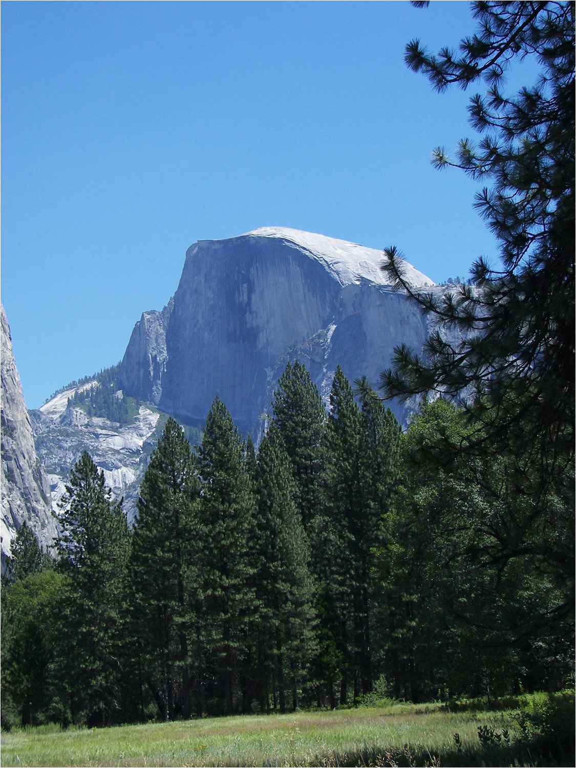 View of Half Dome from Yosemite Valley