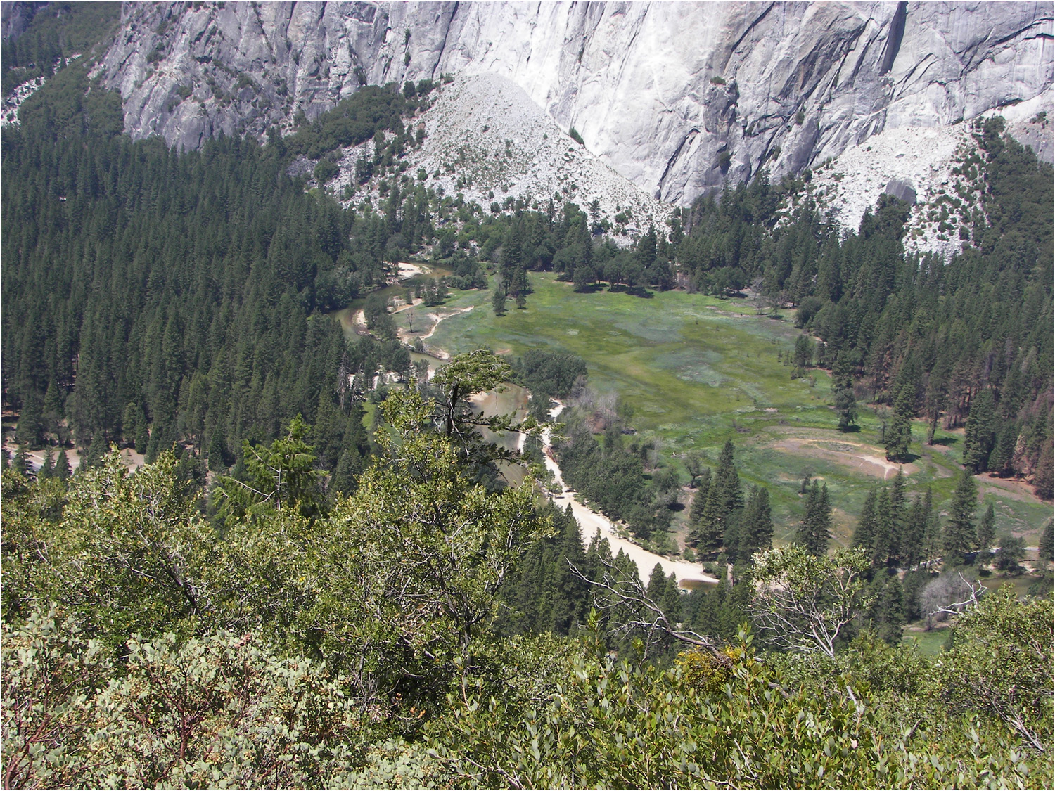 Glacier Point Hike-View of valley