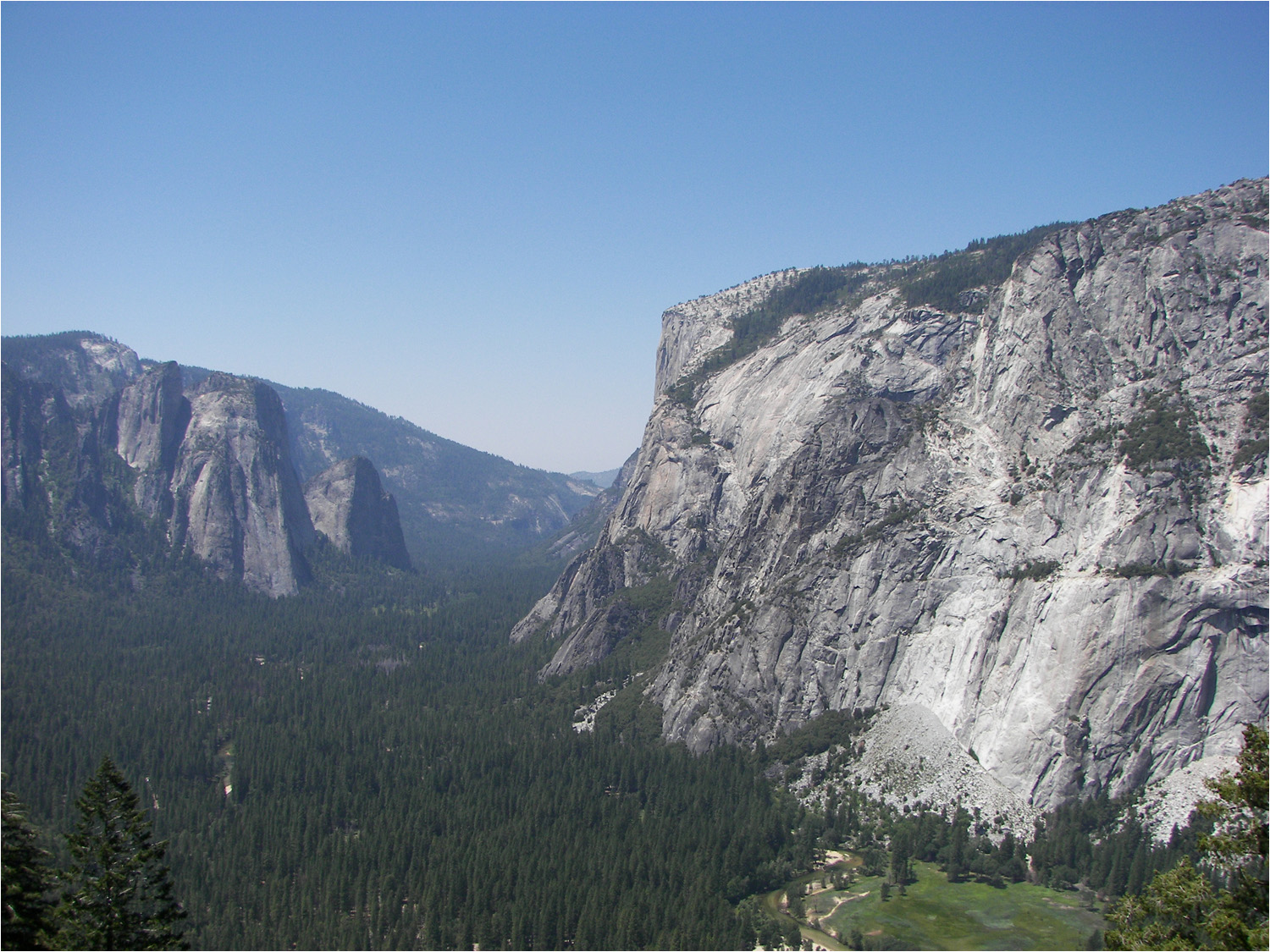 Glacier Point Hike-Looking west