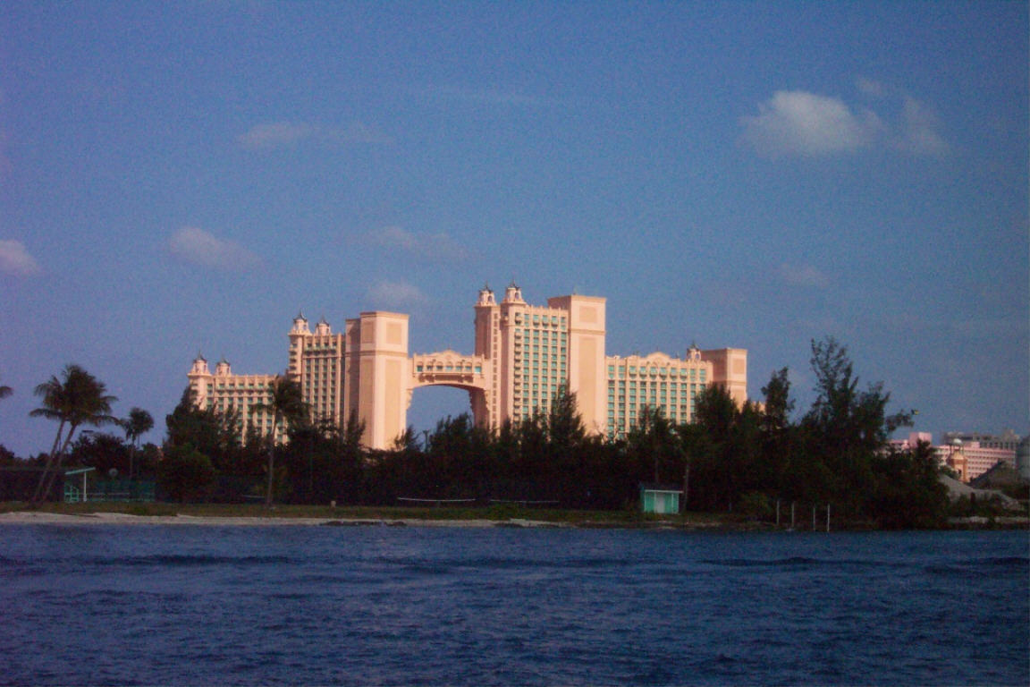 The Atlantis resort in Nassau.  We passed by it on our way to see the dolphins.