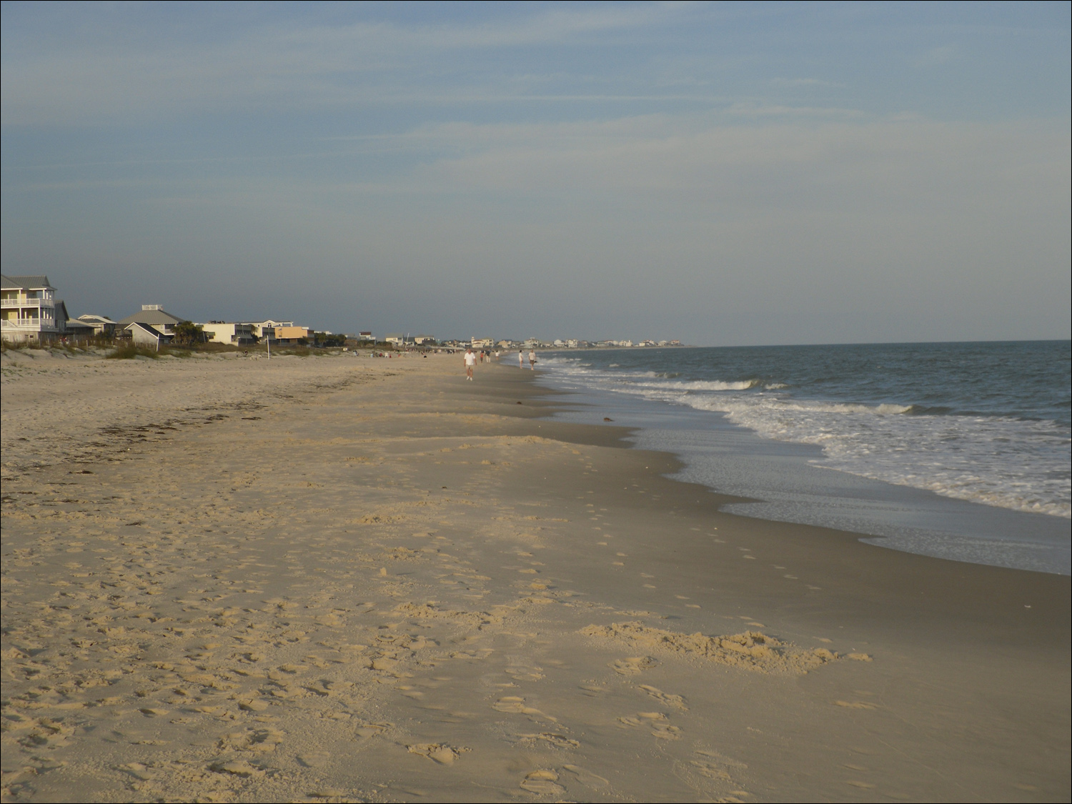 St George Island beach at sunset