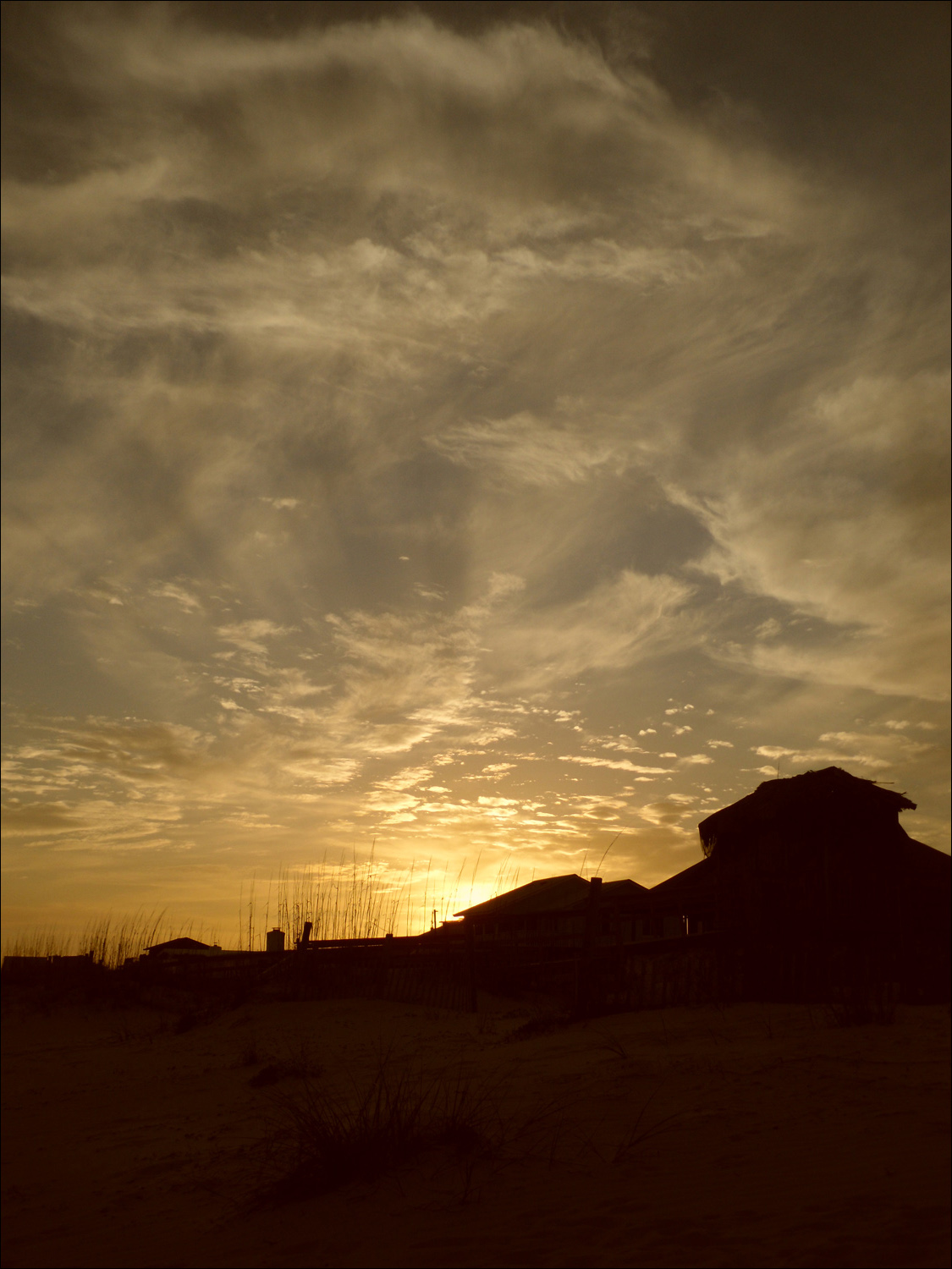 St George Island beach at sunset