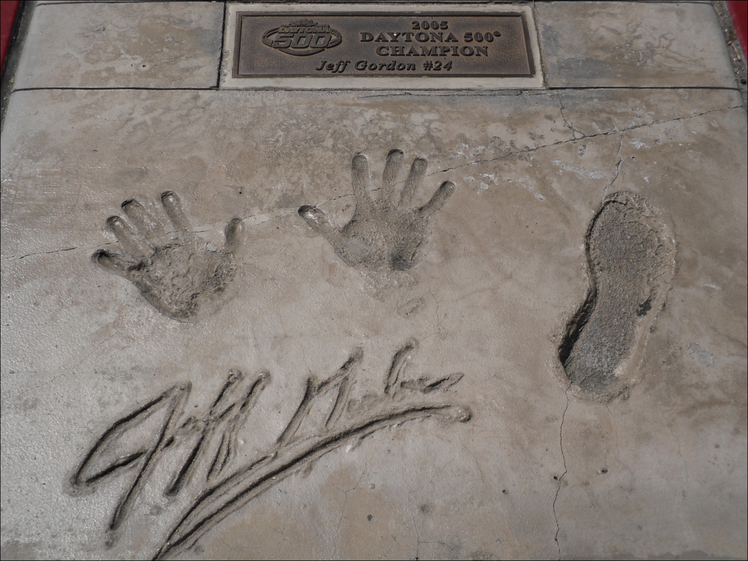 Daytona Raceway-Jeff Gordon's 2005 win