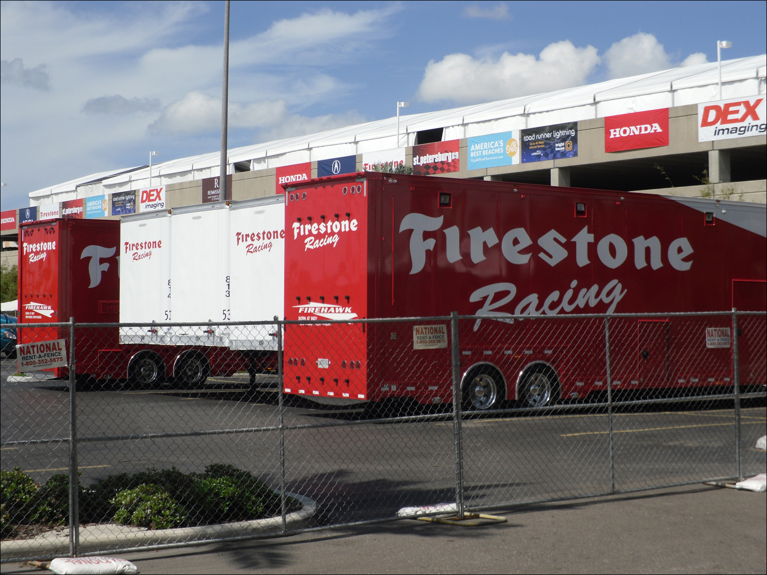 Dali Museum @St. Pete-Gran Prix car trailers