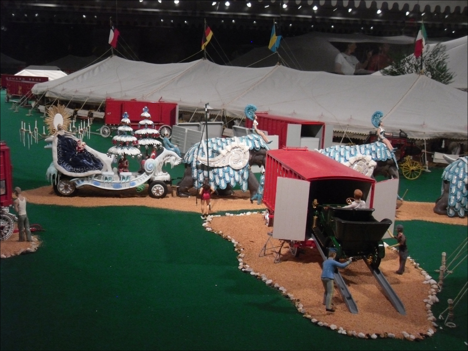 John & Mabel Ringling Museum-miniature (3500 sq ft) big top